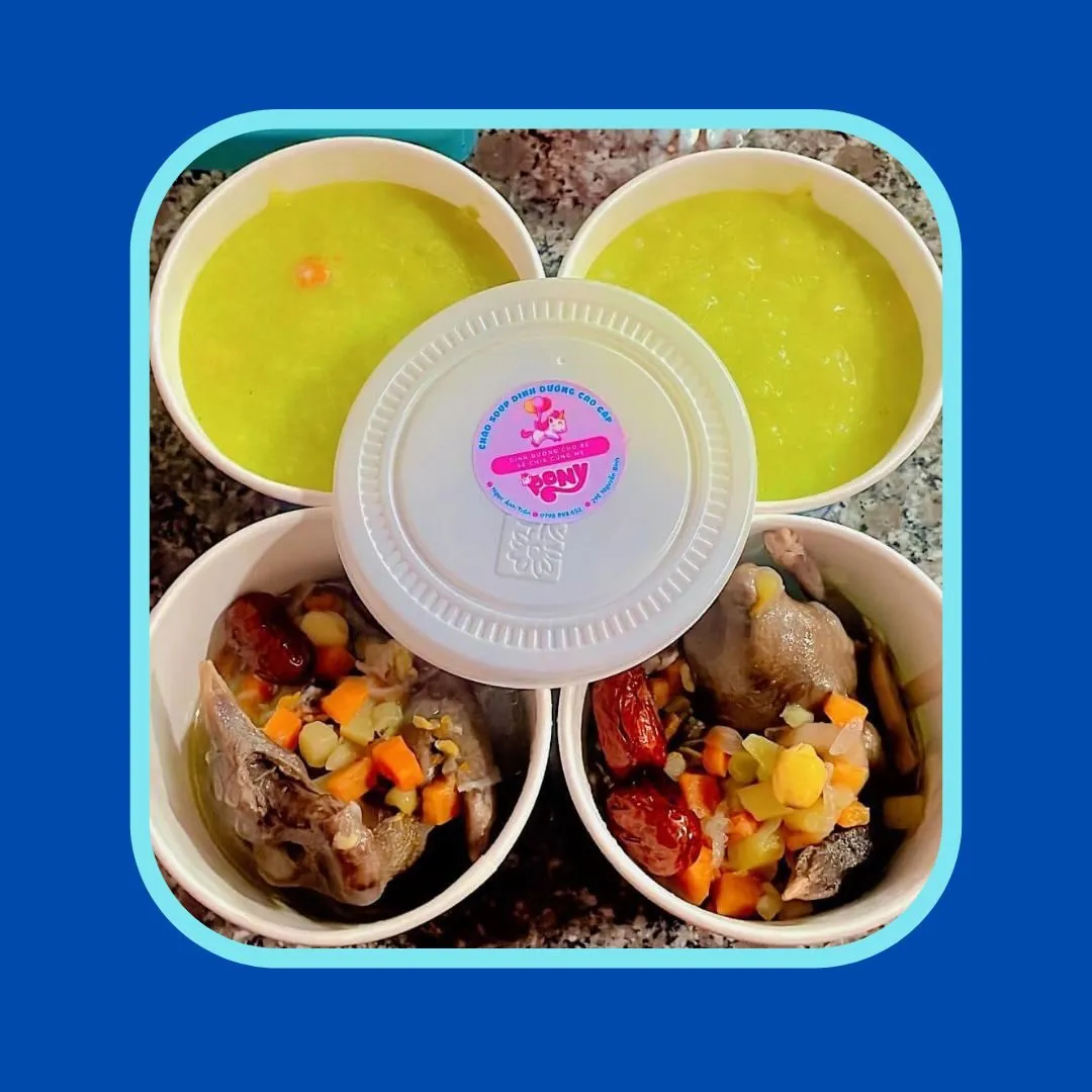 Cháo Soup Dinh Dưỡng Cao Cấp Pony